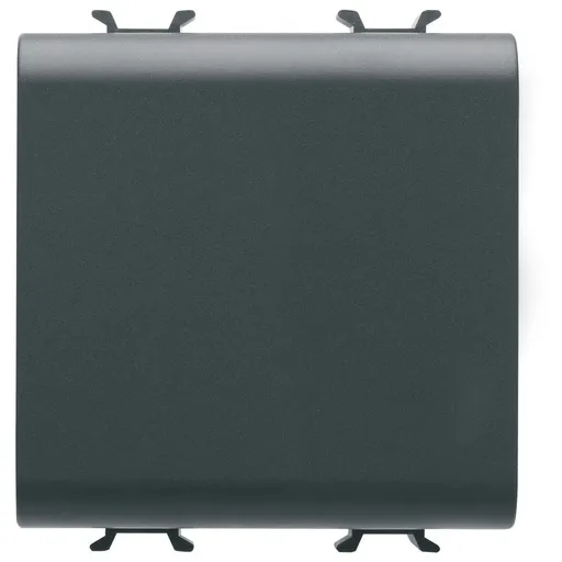 Tasta falsa 2 module Gewiss Chorus GW12198, negru satin