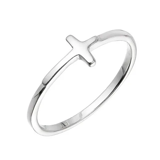 Evolution Group - Pavona Inel stilat din argint Cruce 65001 56 mm