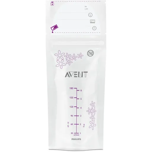 Philips Avent Breast Milk Bags SCF603/25 sac pentru păstrarea laptelui matern 25x180 ml