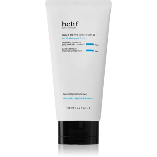 belif Aqua Bomb Jelly Cleanser gel hidratant de curatare cu efect calmant 160 ml
