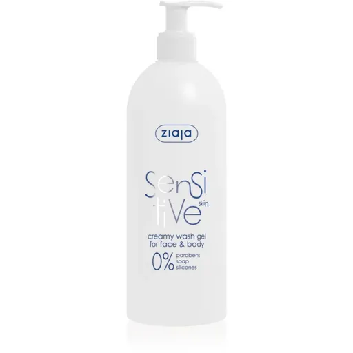 Ziaja Sensitive gel de curatare pentru fata pentru piele sensibila si iritata 400 ml