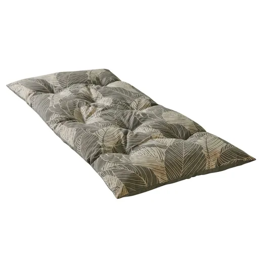 Pernă decorativă lungă pentru șezut, cu imprimeu de frunze