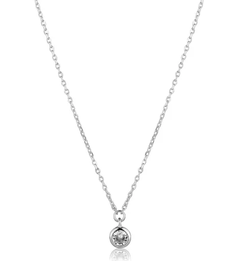 JVD Colier din argint cu zircon transparent SVLN0588XH2BI05