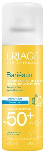 Uriage Spray pentru bronzare SPF 50+ Bariesun (Dry Mist) 200 ml