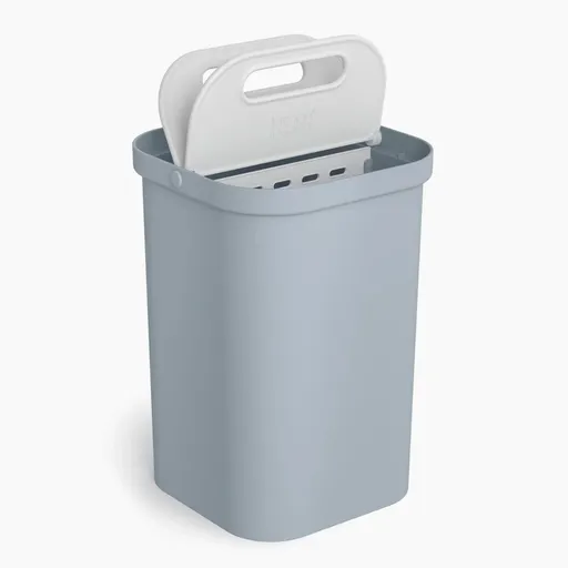 Cos de gunoi Joseph Joseph 30109, 4 l, Aerisire, Fara BPA, Gri/verde