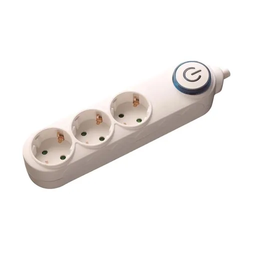 Prelungitor 3 prize 5M cu intrerupator, cablu 3x1.5mmp, Well