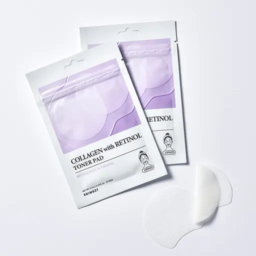 Pad-uri tonifiante cu colagen si retinol - Skin627