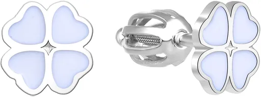 Beneto Cercei din argint trifoi AGUP1594S