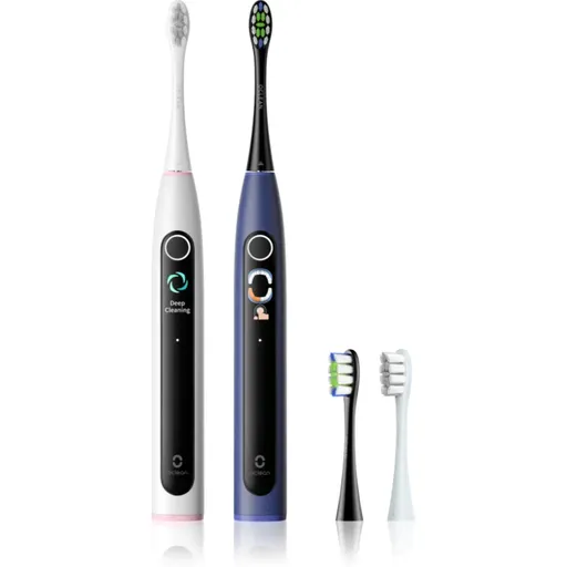 Oclean X Lite Duo Set periuta de dinti cu ultrasunete + capete de schimb Blue+Grey