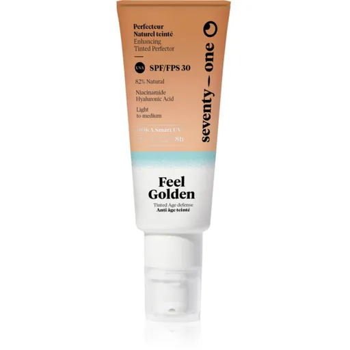 SeventyOne Feel Golden SPF30 fluid pentru tonifierea bronzului faciale SPF 30 40 ml
