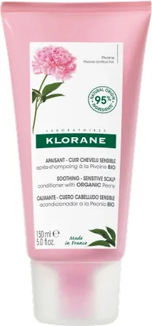 Klorane Balsam calmant pentru scalp sensibil și iritat Bio Bujor (Conditioner) 150 ml