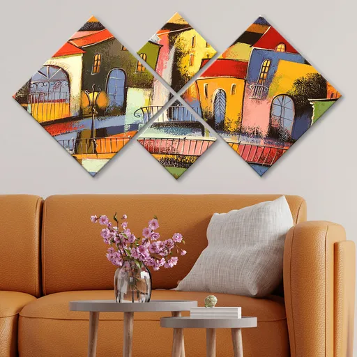 Pictură decorativă MDF, 4MDF1042732249, Imprimat UV, Multicolor