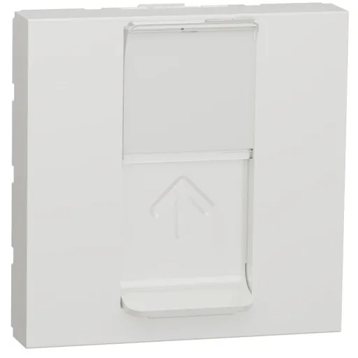 Priza RJ45, CAT6 STP, 2M Schneider Noua Unica NU341718, alb