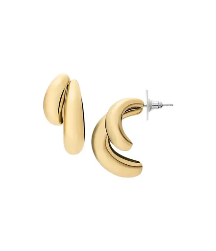 Fossil Cercei de lux suspendați placați cu aur JF04898710