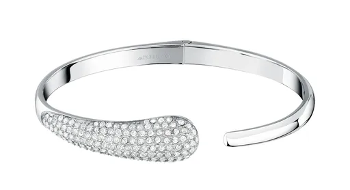 Morellato Brățară solidă din oțel cu cristale Design SAYP18 5,6 cm