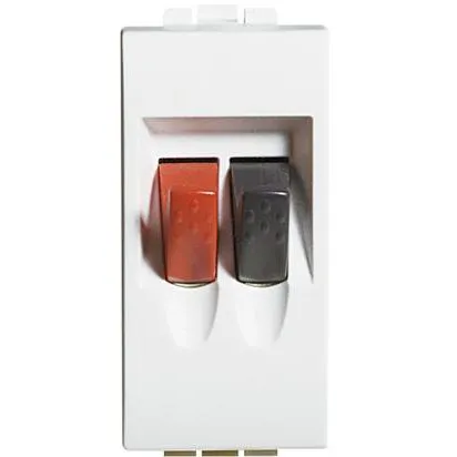 Priza home cinema 1 Modul Living Light Bticino N4294, alb