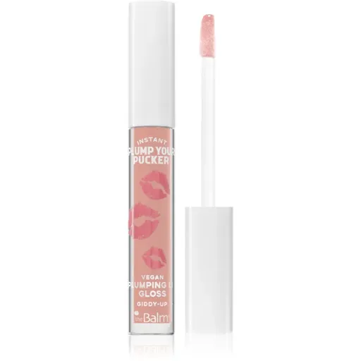 theBalm Plump Your Pucker Lip Gloss luciu de buze pentru un volum suplimentar culoare Giddy-Up 2.7 ml