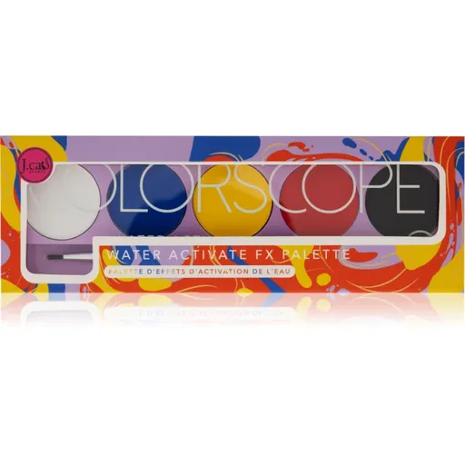 J.Cat Beauty ColorScope paletă de farduri pentru obraji cu pensula culoare Primary 5 g