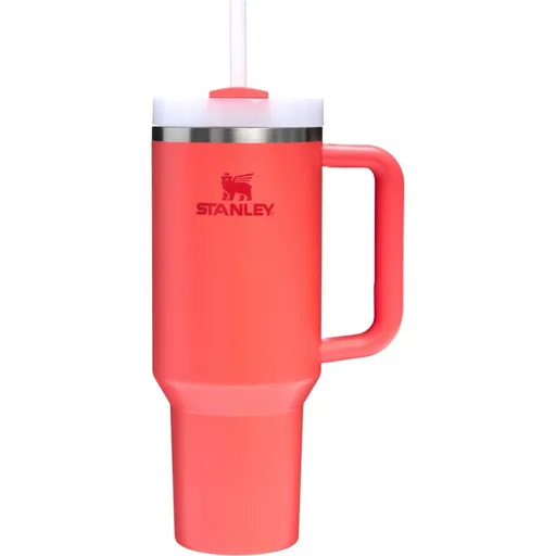 Cana termică Stanley Quencher H2.O FlowStateTumbler 1180 ml Hot Coral, portocaliu