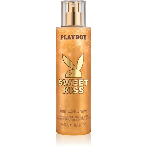 Playboy Sweet Kiss spray pentru corp cu particule stralucitoare pentru femei 250 ml