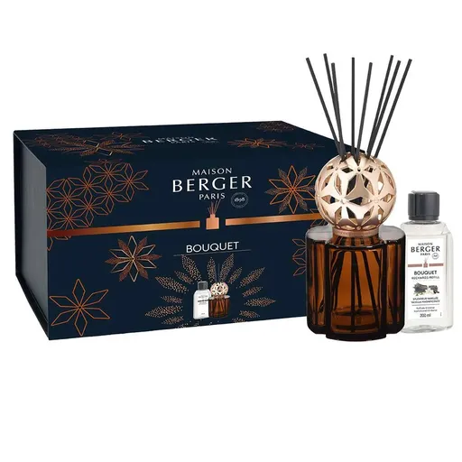 Maison Berger Paris Set cadou difuzor de aromă Pomelis maro + umplere Magnificent vanilie 200 ml