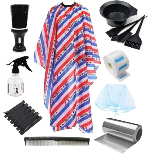 Set Kit Anda cu Accesorii pentru Vopsit si Frizerie