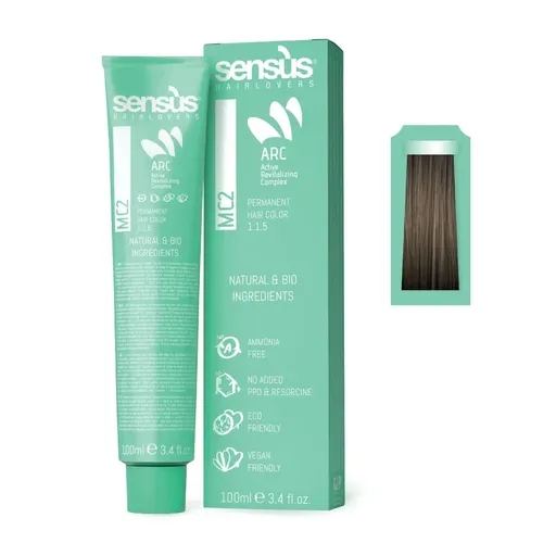 Vopsea de Par Permanenta Sensus MC2 7.00, 100 ml