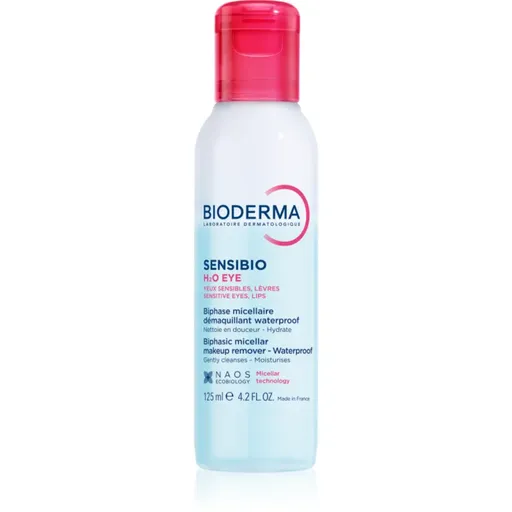 Bioderma Sensibio H2O eye apa micelara 2 in 1 pentru ochi si buze 125 ml