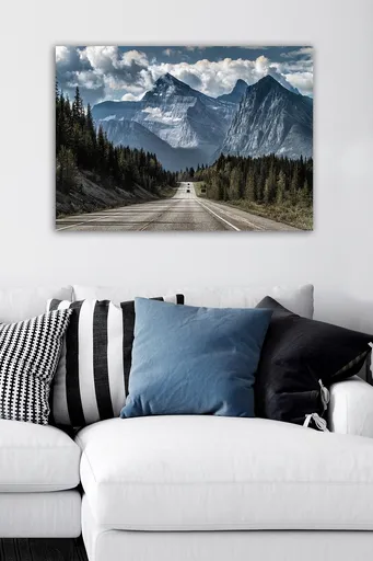 Tablou decorativ, 562801426-5070, Cadru: 100% LEMN (grosime: 3 cm), Multicolor