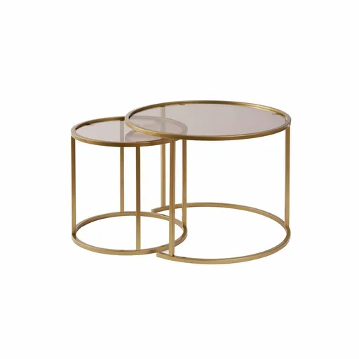 Set de măsuțe de cafea Aurum Gold and Bronze60 cm, 2 buc., bronz