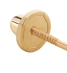 Brilio Închidere șurub din aur galben pentru cercei 14/00/17