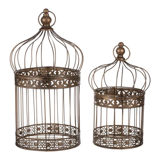 Set de cuști metalice Vask 2 bucăți, cupru