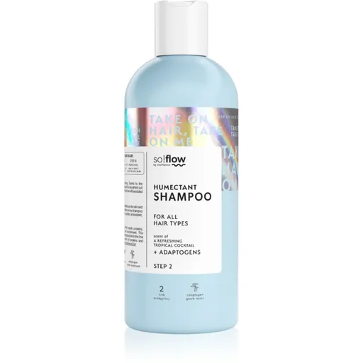 so!flow Humectant Shampoo for All Hair Types sampon hidratant pentru toate tipurile de păr 400 ml