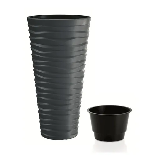 Ghiveci Sand Slim, antracit, antracit