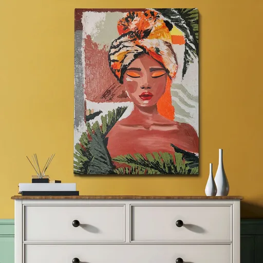 Tablou decorativ, OPL1962078325, Cadru: 100% LEMN (grosime: 3 cm), Multicolor