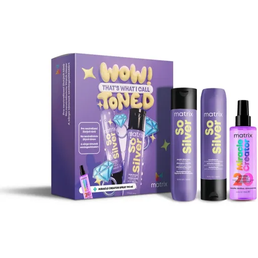 Matrix So Silver set cadou neutralizeaza tonurile de galben