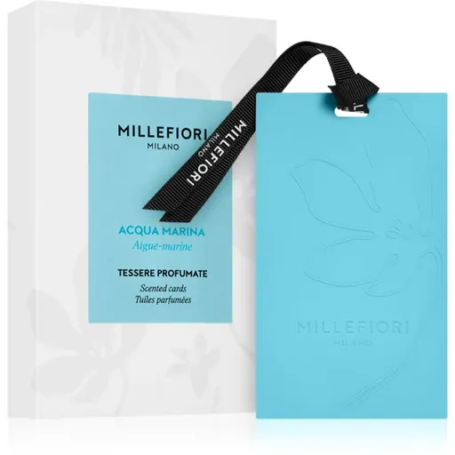 Millefiori Acqua Marina Laundry card parfumat 3 buc