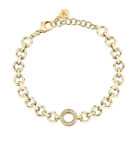 Morellato Brățară elegantă placată cu aur cu cristale Intrecci SAZC05