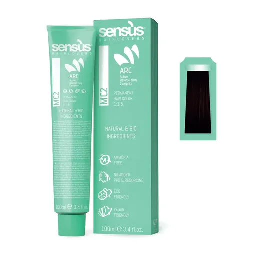 Vopsea de Par Permanenta Sensus MC2 4.36, 100 ml