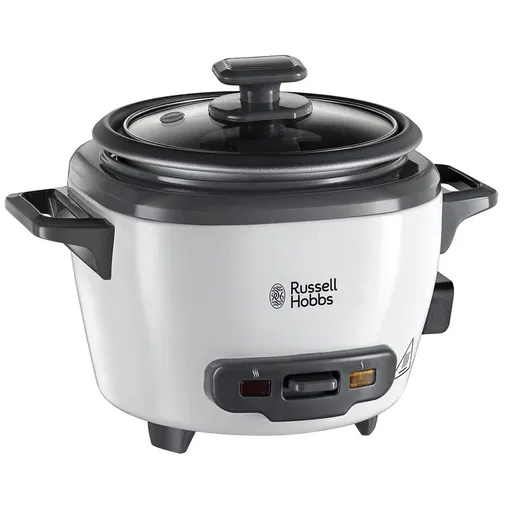 Aparat de gatit orez Russell Hobbs Cook@Home 27020-56, 600 ml, Dimensiune compacta, Mentinere la cald, Gri