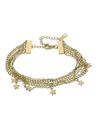 Marc Malone Brățară suprapusă, placată cu aur Keira MCB24034G