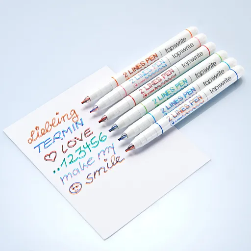 Pixuri cu linie dublă set de 6