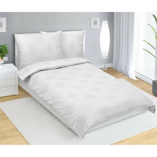 Bellatex Lenjerie de pat din satin Linie albă, 140x 220 cm, 70 x 90 cm, 140 x 220 cm, 70 x 90 cm