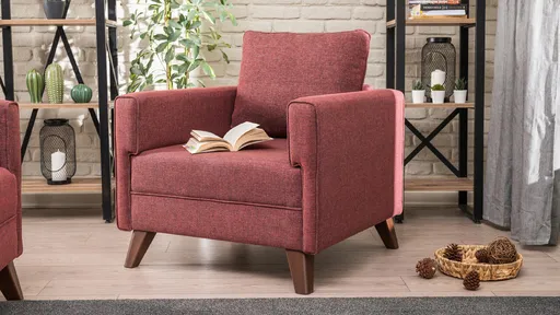 Fotoliu, Atelier del Sofa, 825BLC1514, Rosu claret