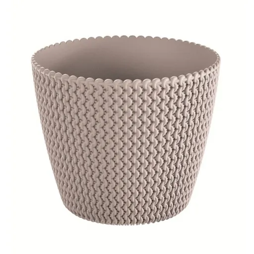 Înveliş de ghiveci Splofy, cacao, diam. 19 cm, diam. 19 cm