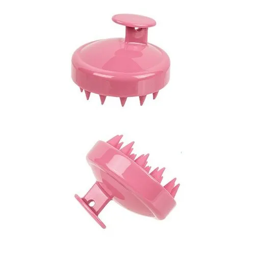 Perie de masaj pentru scalp și păr, roz, roz