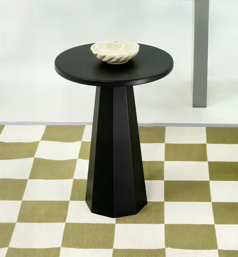 Masuta, Hanah Home, Lilyum 47, 35x47x35 cm, Negru