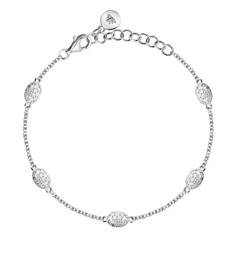 Morellato Brățară din argint cu zirconi cubici transparenți Pave` SAZB07