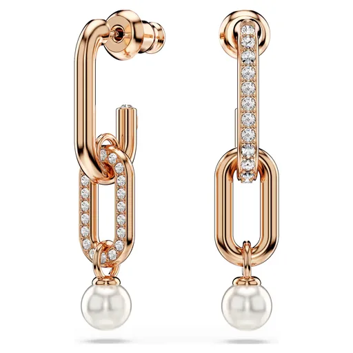 Swarovski Cercei strălucitori placați cu aur cu perle Constella 5728585