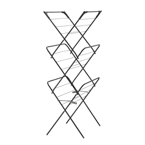 Uscător de rufe Aldotrade CAMILLA negru, 62 x 51 x 136,5 cm